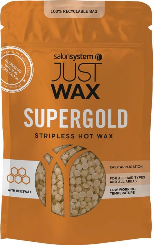 Salon System Just Wax Supergold Hot Wax 700g 1 Salon System Just Wax Supergold Hot Wax 700g