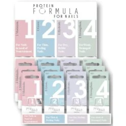 Protein Formula For Nails Retail Display Stand