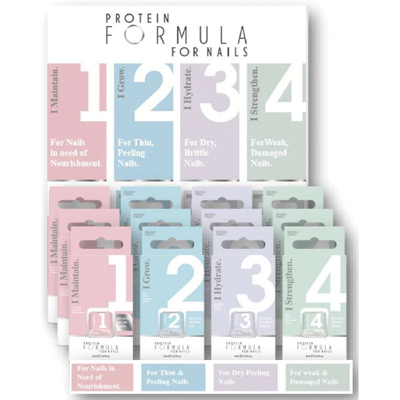 Protein Formula For Nails Retail Display Stand 1 Protein Formula For Nails Retail Display Stand