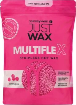 Salon System Just Wax Multiflex Hot Wax Beads, Berrylicious 700g
