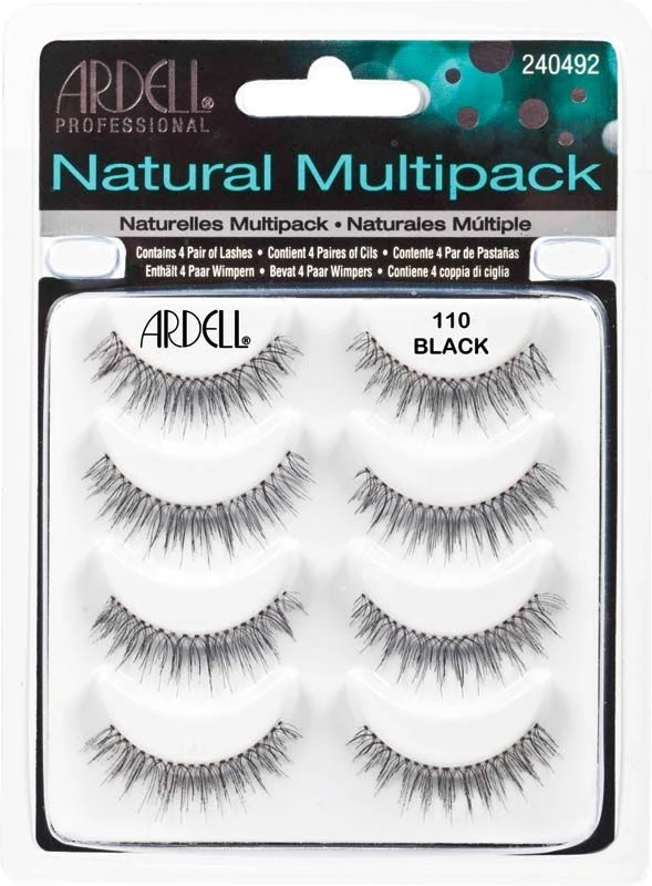 Ardell Natural Strip Lash Multipack, 110 Black 1 Ardell Natural Strip Lash Multipack, 110 Black