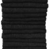 Bleach Resistant Towels, Black (12)