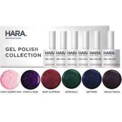 Hara Gel Polish Christmas Collection 2023, 6 Piece
