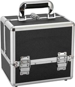 Hair & Beauty Case Black Mesh, Small