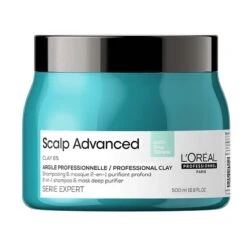 L'Oreal L'Oréal Professionnel Série Expert Scalp Advanced Anti-Oiliness 2-in-1 Deep Purifier Clay Mask 500ml