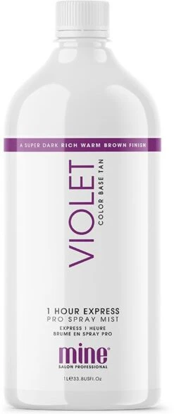 Minetan Violet 1 Hour Pro Spray Tan Mist 1 Litre