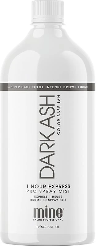 Minetan Dark Ash 1 Hour Pro Spray Tan Mist 1 Litre 1 Minetan Dark Ash 1 Hour Pro Spray Tan Mist 1 Litre