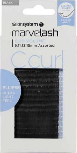 Salon System Marvelash C Curl Lashes 0.20 Volume 9,11,13,15mm (Ellipse)