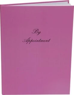 Appointment Book 6 Column, Pastel Pink