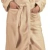 Sontuosa Fleece Robe Sandstone Medium