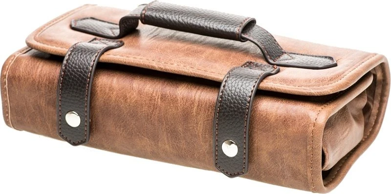 Head Jog Barber Tool Roll, Brown 1 Head Jog Barber Tool Roll, Brown
