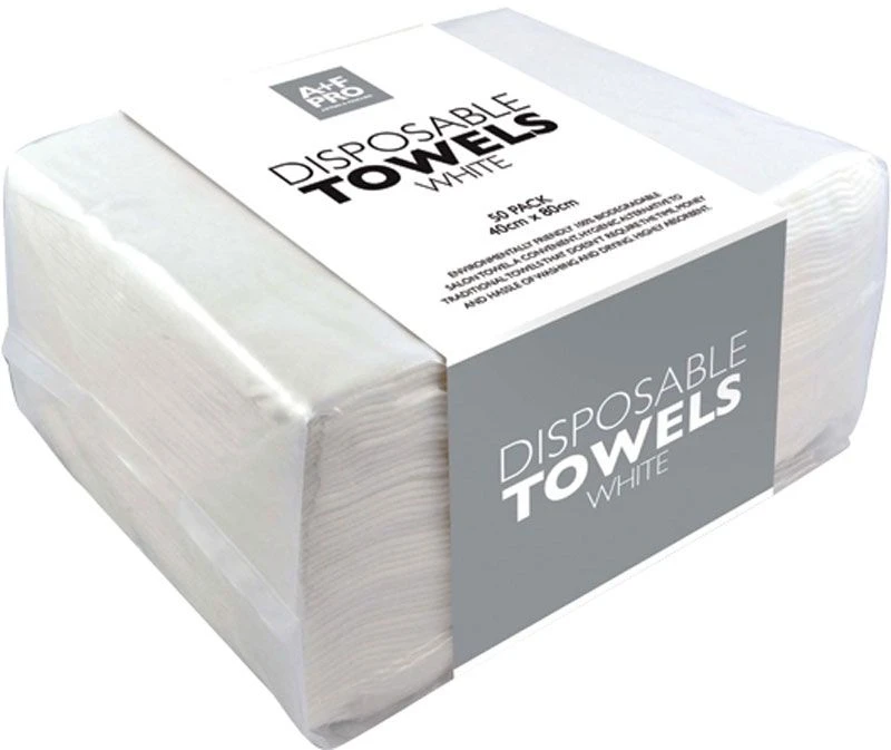 A+F Pro Disposable Towels, White (50) 1 A+F Pro Disposable Towels, White (50)