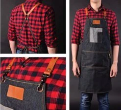 Barber Apron, Denim