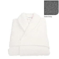 BC Softwear Healthy Bath Robe, Slate Grey Medium