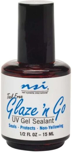 NSI UV Glaze N' Go Tack Free Gel Sealant 15ml