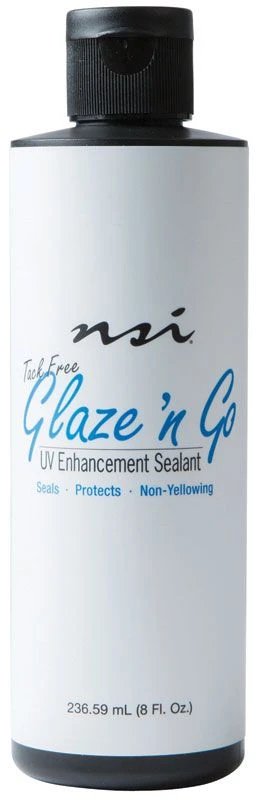 NSI UV Glaze N' Go Tack Free Gel Sealant 236.6ml 1 NSI UV Glaze N' Go Tack Free Gel Sealant 236.6ml