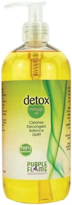 Purple Flame Massage Oil, Detox 500ml