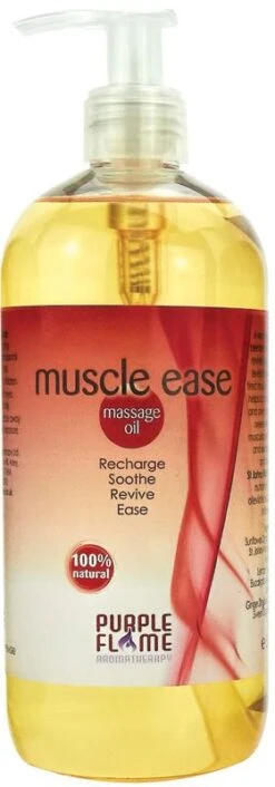 Purple Flame Massage Oil, Muscle Ease 500ml