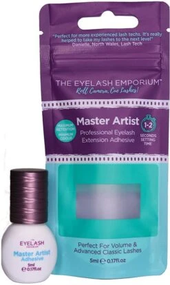 The Eyelash Emporium Master Artist Lash Adhesive, Black 5ml